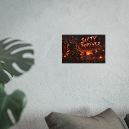 Sixty Forever War-Art Poster — Dark Fantasy Fine Art Print