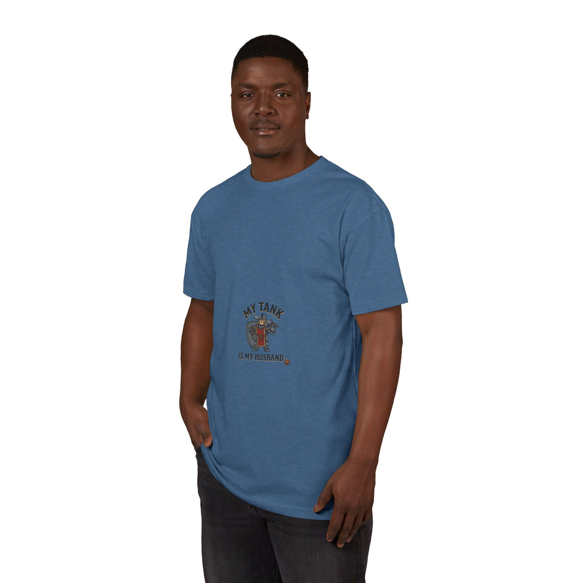T-Shirt — "My Tank Is My Husband" Cute Military Tank Graphic Tee