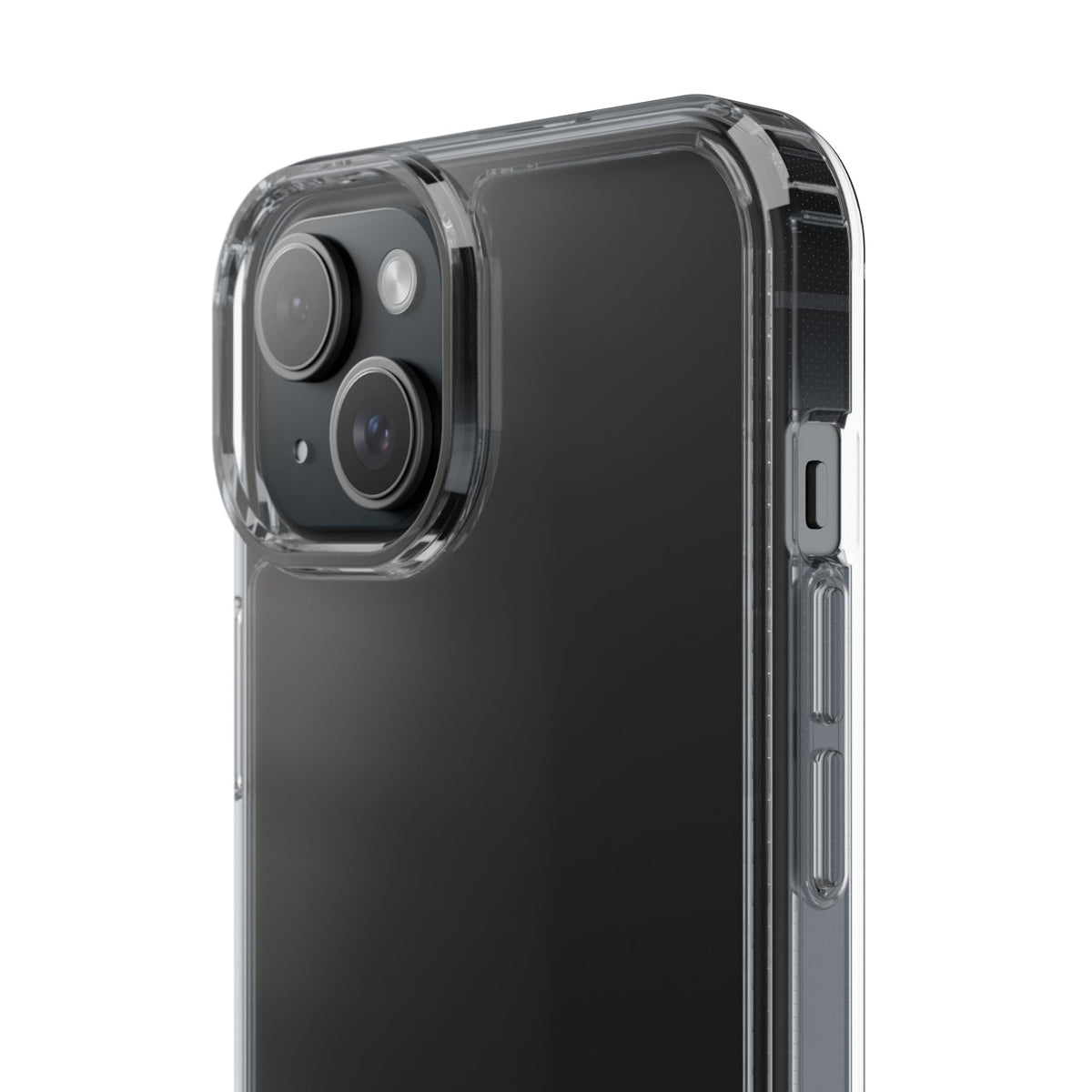 Clear Phone Case — "Need Before Greed" Treasure Chest Design