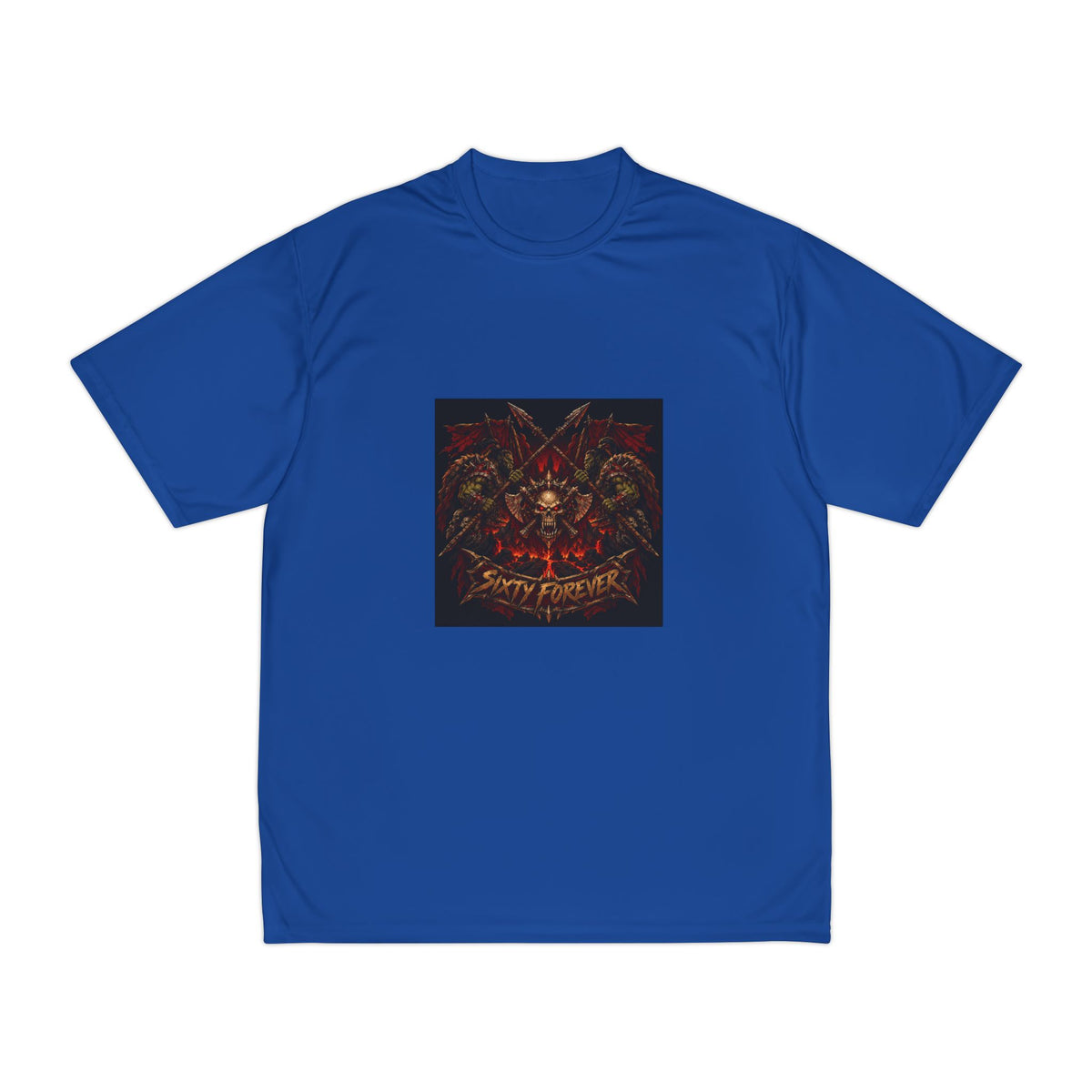 Skull & Roses Performance T-Shirt — 'Stay Fierce' Graphic