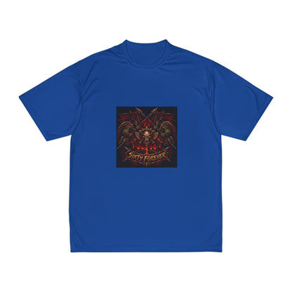 Skull & Roses Performance T-Shirt — 'Stay Fierce' Graphic