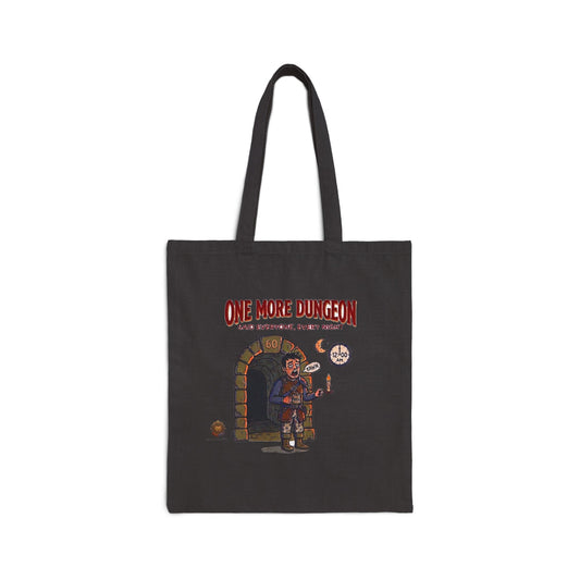 Tote Bag — "One More Dungeon" RPG Gamer Canvas Tote