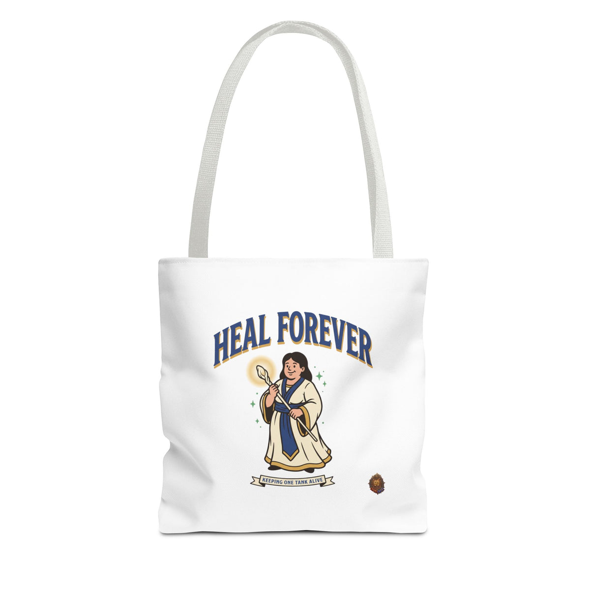 Heal Forever Tote Bag — Cute Cleric RPG Healing Illustration Tote