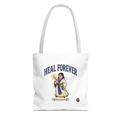 Heal Forever Tote Bag — Cute Cleric RPG Healing Illustration Tote