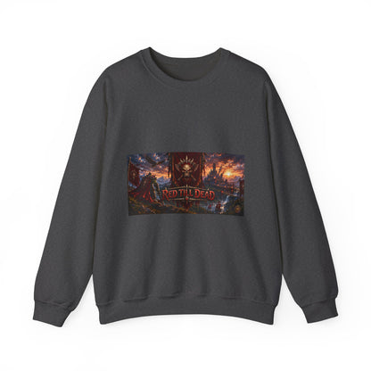 Crewneck Sweatshirt — Red Dead Scenic Game Logo Graphic