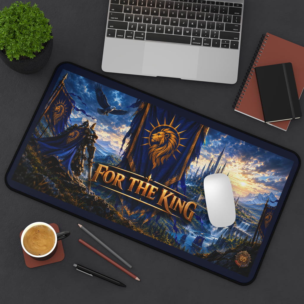 For The King Gaming Desk Mat – Fantasy Castle Mousepad for PC & Desk