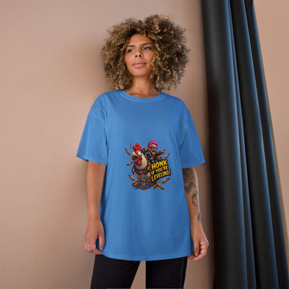 Gamer Chicken "Honk If You’re Leveling" T‑Shirt