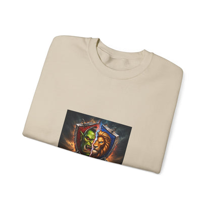 Fantasy Crest Crewneck Sweatshirt — "Forever" Shield Graphic
