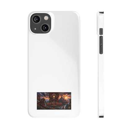 Slim Phone Case — Red Dead Scenic Logo Design