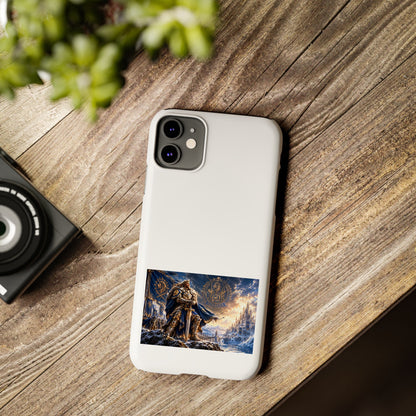 Viking Warrior Slim Phone Case — Norse Saga Art