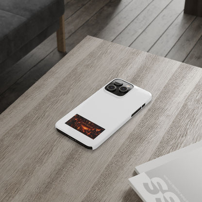 Slim Phone Case — Dark Fantasy Cityscape "Soft Panic" Design