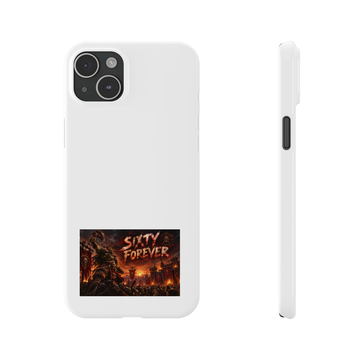 Slim Phone Case — "Sixty Forever" Apocalyptic Artwork