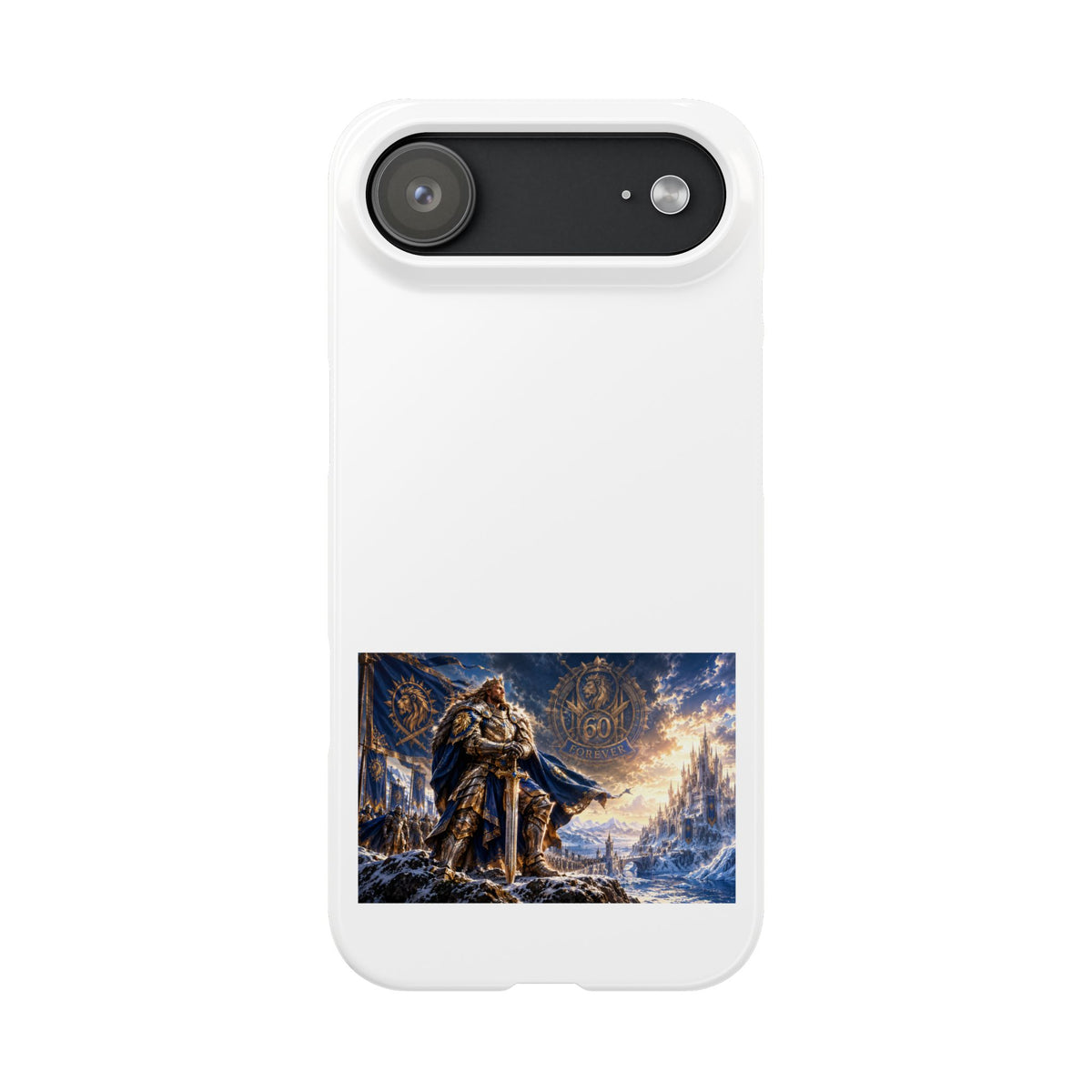 Viking Warrior Slim Phone Case — Norse Saga Art