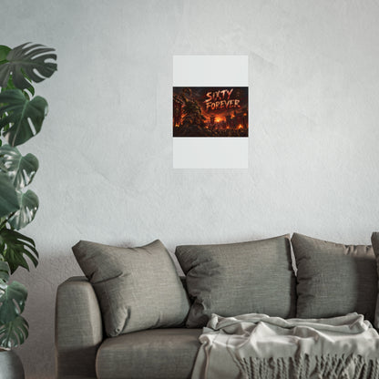 Sixty Forever War-Art Poster — Dark Fantasy Fine Art Print