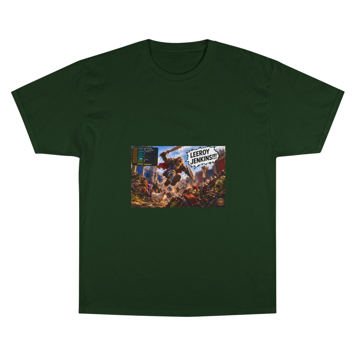 Leroy Jenkins Battle Meme T-Shirt