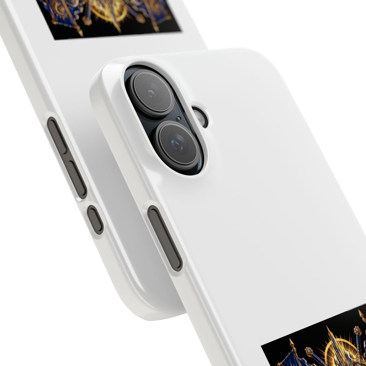 Slim Phone Case — "Sixty Forever" Shield Knight Graphic