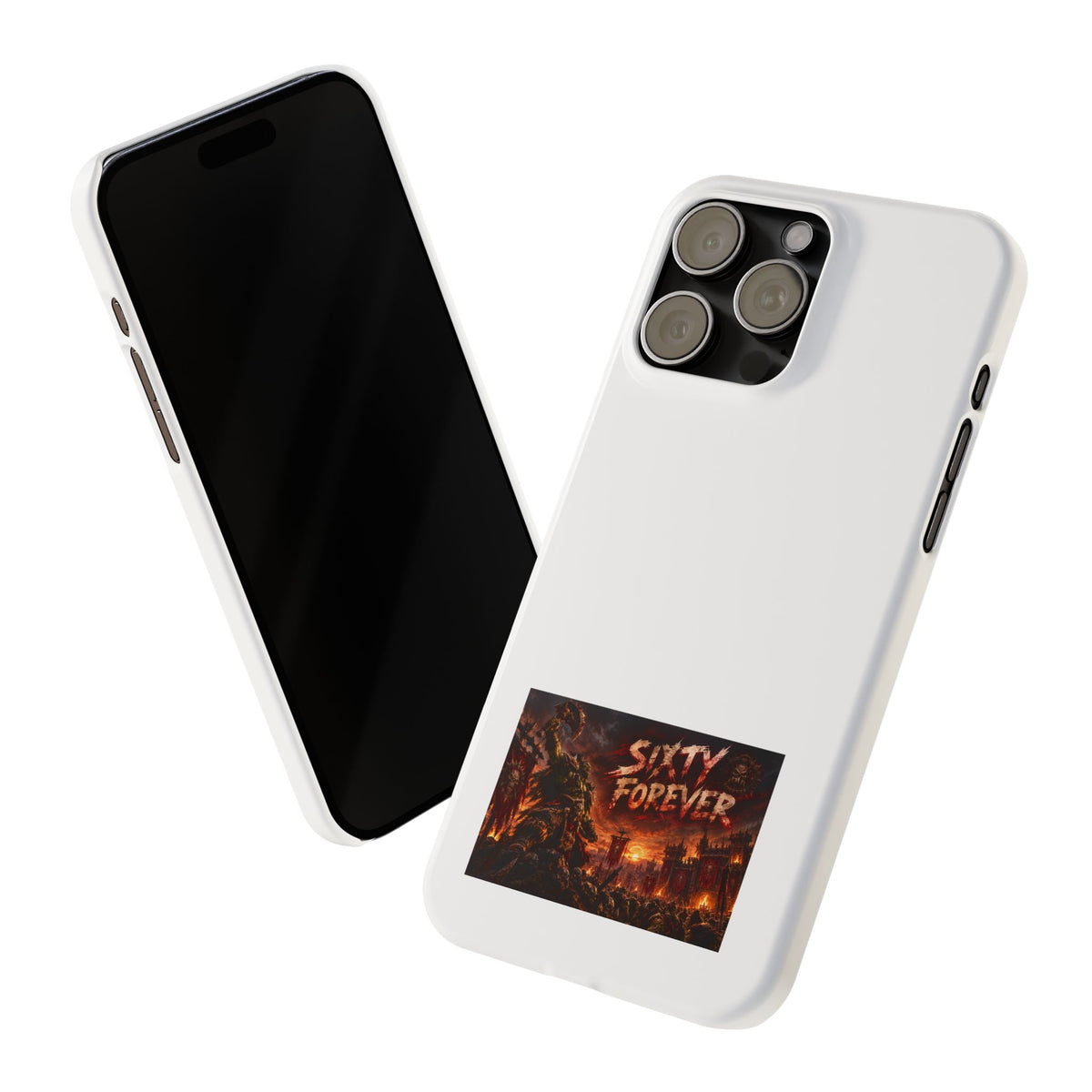 Slim Phone Case — "Sixty Forever" Apocalyptic Artwork