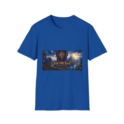For The King Banner T-Shirt — Fantasy Banner Gaming Tee