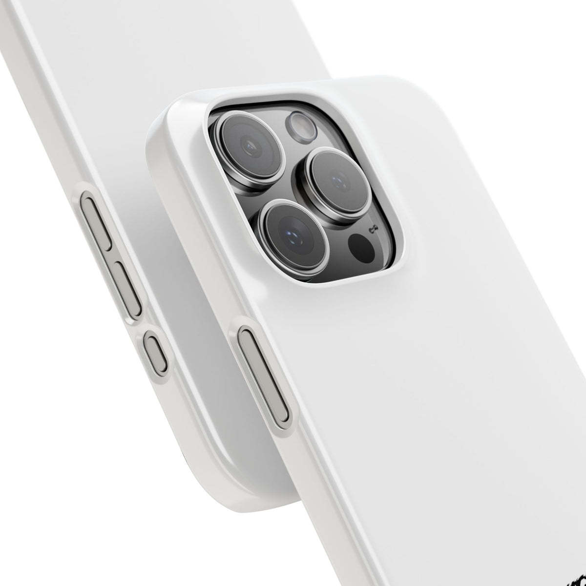 Slim Phone Case — "It's Not a Bug, It's a Feature" Rustic Camping Design