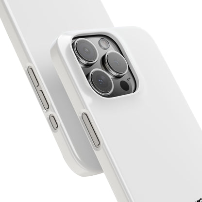 Slim Phone Case — "It's Not a Bug, It's a Feature" Rustic Camping Design