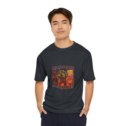 Gaming T-Shirt — "Can't Move Out of the Fire, It Would Lower My DPS" Humorous RPG Gamer Tee