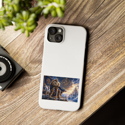 Viking Warrior Slim Phone Case — Norse Saga Art