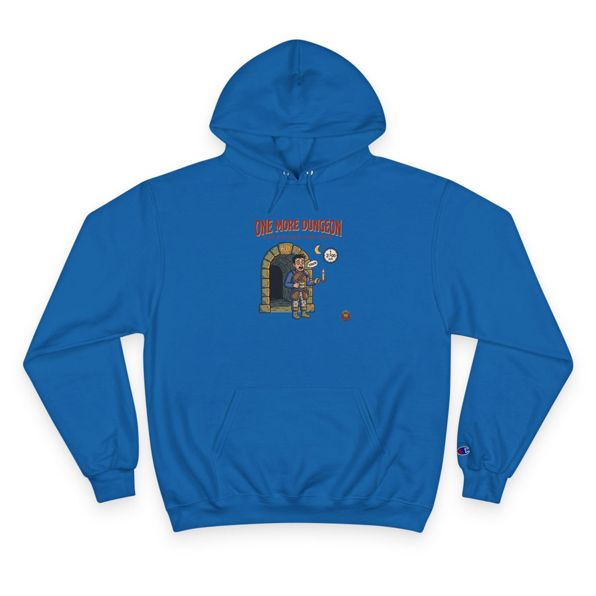 One More Dungeon Champion Hoodie — Gamer Dungeons & Dragons RPG Graphic Hoodie