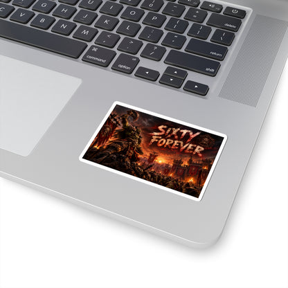 Sixty Forever War Scene Sticker