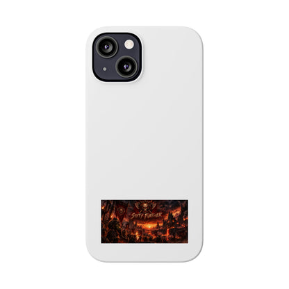 Slim Phone Case — Dark Fantasy Cityscape "Soft Panic" Design