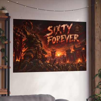 Sixty Forever War-Art Poster — Dark Fantasy Fine Art Print