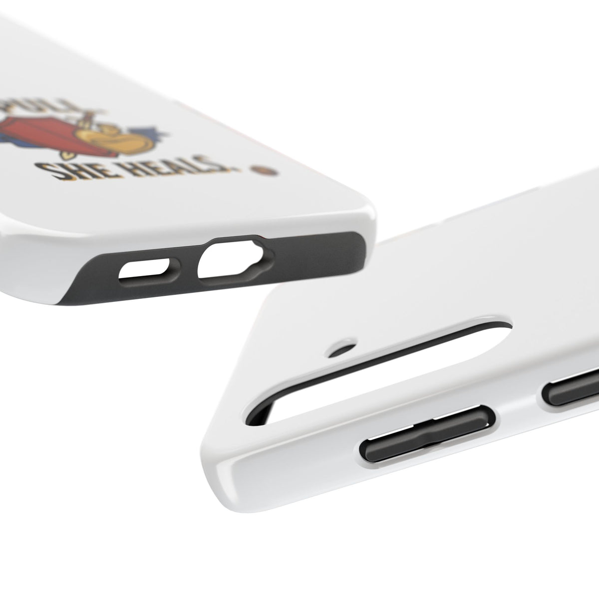 Phone Case — "I Pull, She Heals" RPG Couple Gaming Protective Case