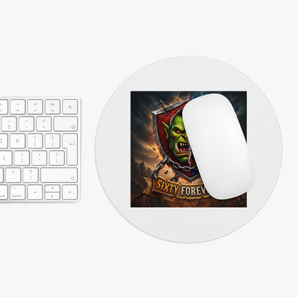 Mouse Pad — Sixty Forever Co Orc & Lion Shield Gaming Mousepad