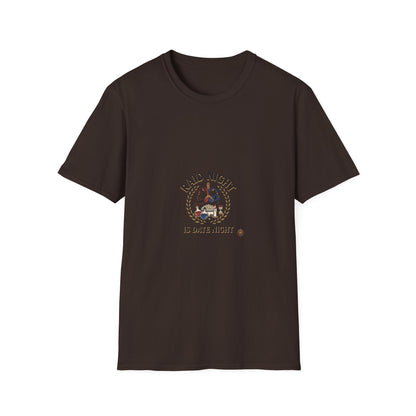 Raid Night Is Date Night T-Shirt — Military Skull Crest Graphic Tee
