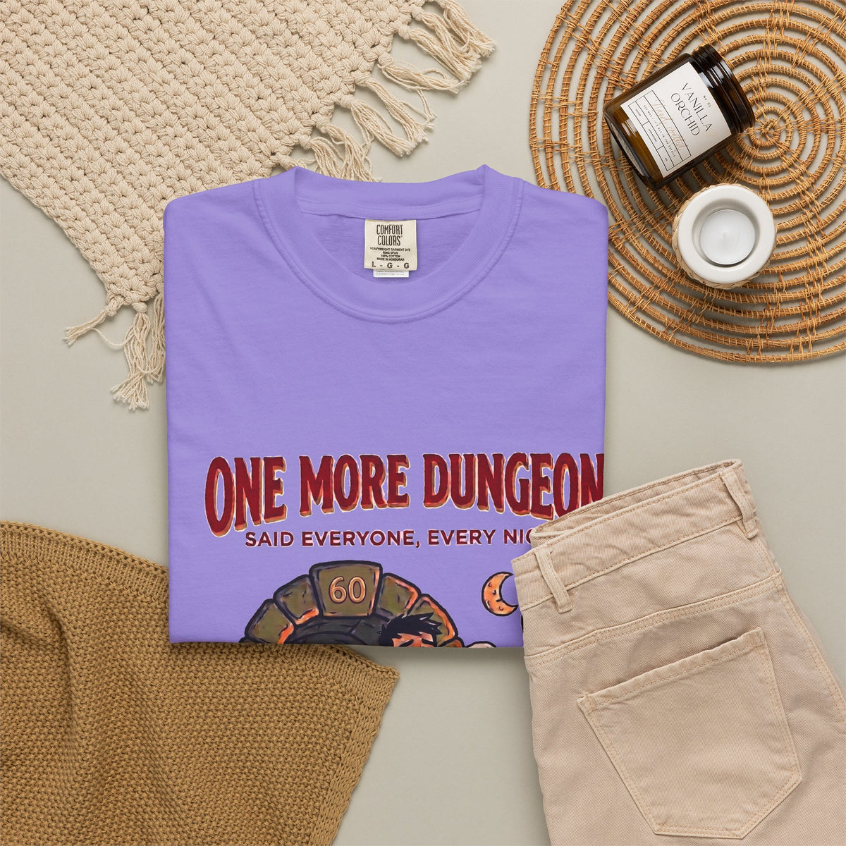 One More Dungeon T-Shirt — Funny RPG Gamer Tee