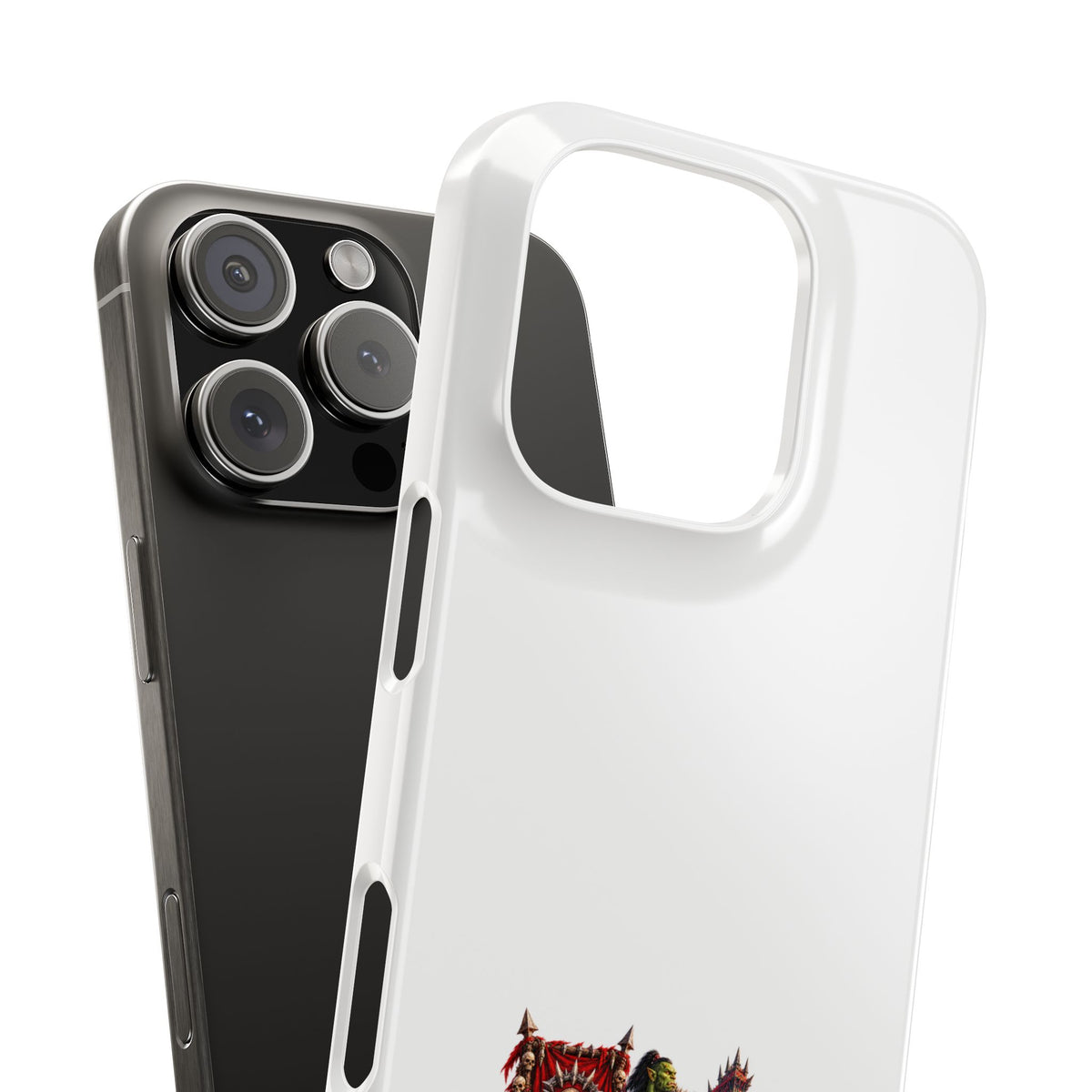 Slim Phone Case — “Red Till Dead” Vintage Horror Graphic