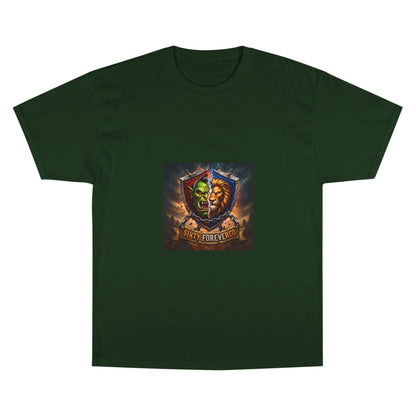 Champion T-Shirt - "Victory Forever" Fantasy Shield Gamer Tee
