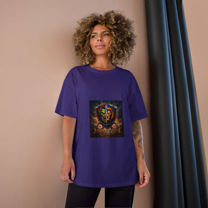 Champion T-Shirt - "Victory Forever" Fantasy Shield Gamer Tee