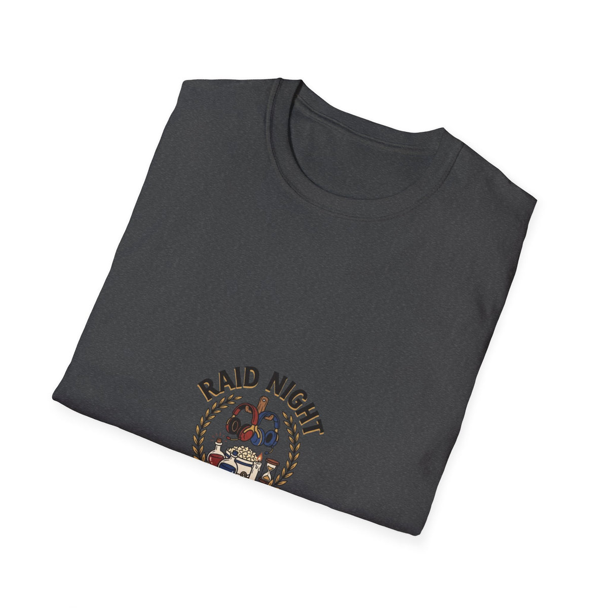 Raid Night Is Date Night T-Shirt — Military Skull Crest Graphic Tee