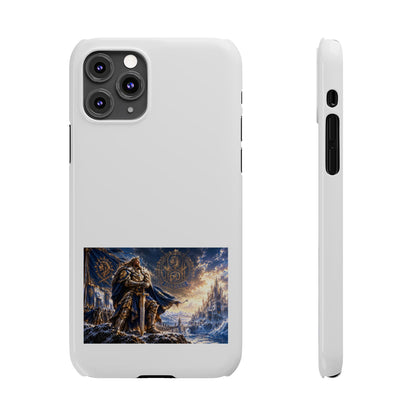 Viking Warrior Slim Phone Case — Norse Saga Art