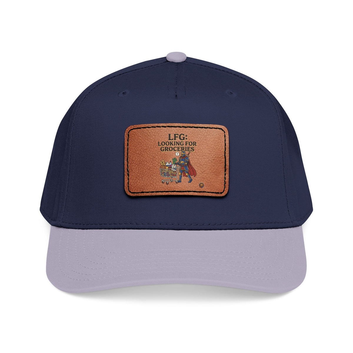 Leather Patch Baseball Cap — 'Need More Greens' Garden Hat