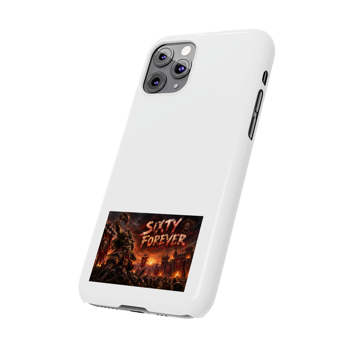 Slim Phone Case — "Sixty Forever" Apocalyptic Artwork