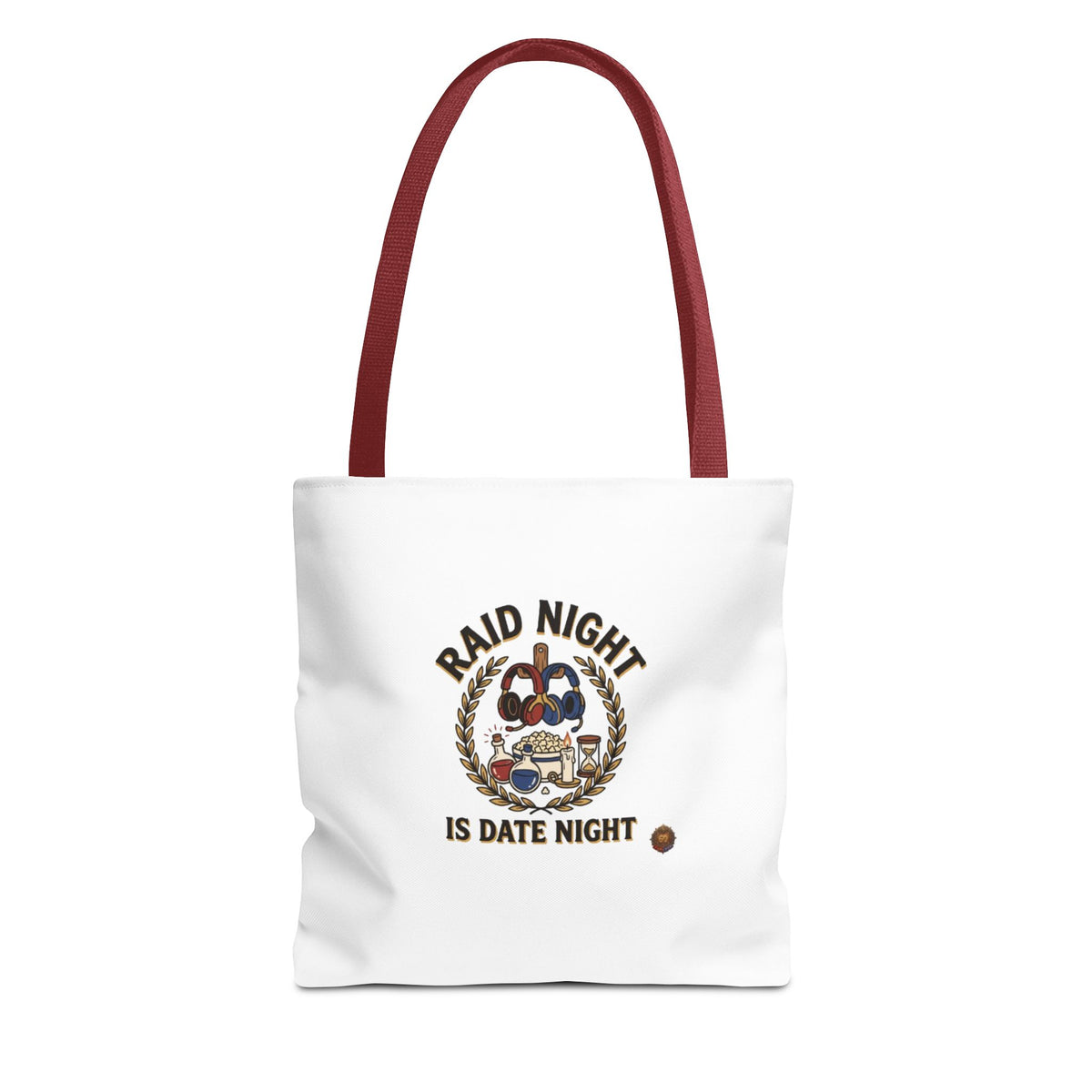 Raid Night Is Date Night Tote Bag — Military Police Themed Canvas Tote