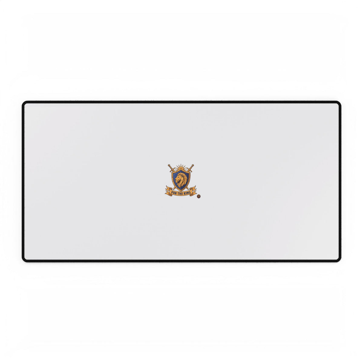 Minimalist Coat of Arms Desk Mat — Large Gaming & Office Mousepad