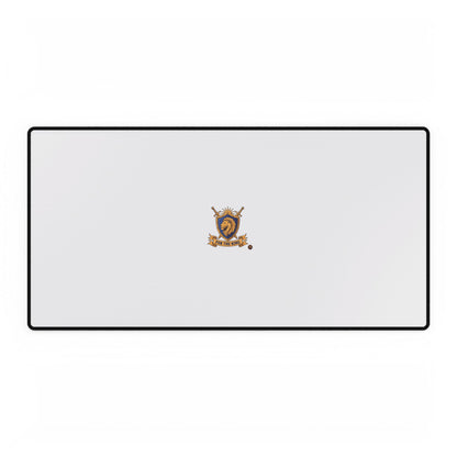 Minimalist Coat of Arms Desk Mat — Large Gaming & Office Mousepad