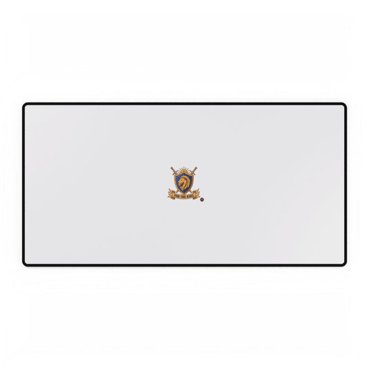 Minimalist Coat of Arms Desk Mat — Large Gaming & Office Mousepad