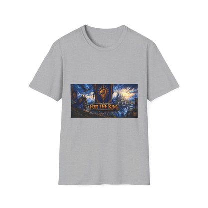 For The King Banner T-Shirt — Fantasy Banner Gaming Tee