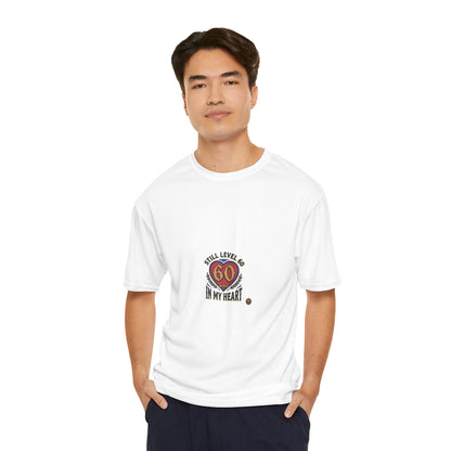 60th Birthday Tee - 'Still Level 60 In My Heart' Men's Performance Shirt