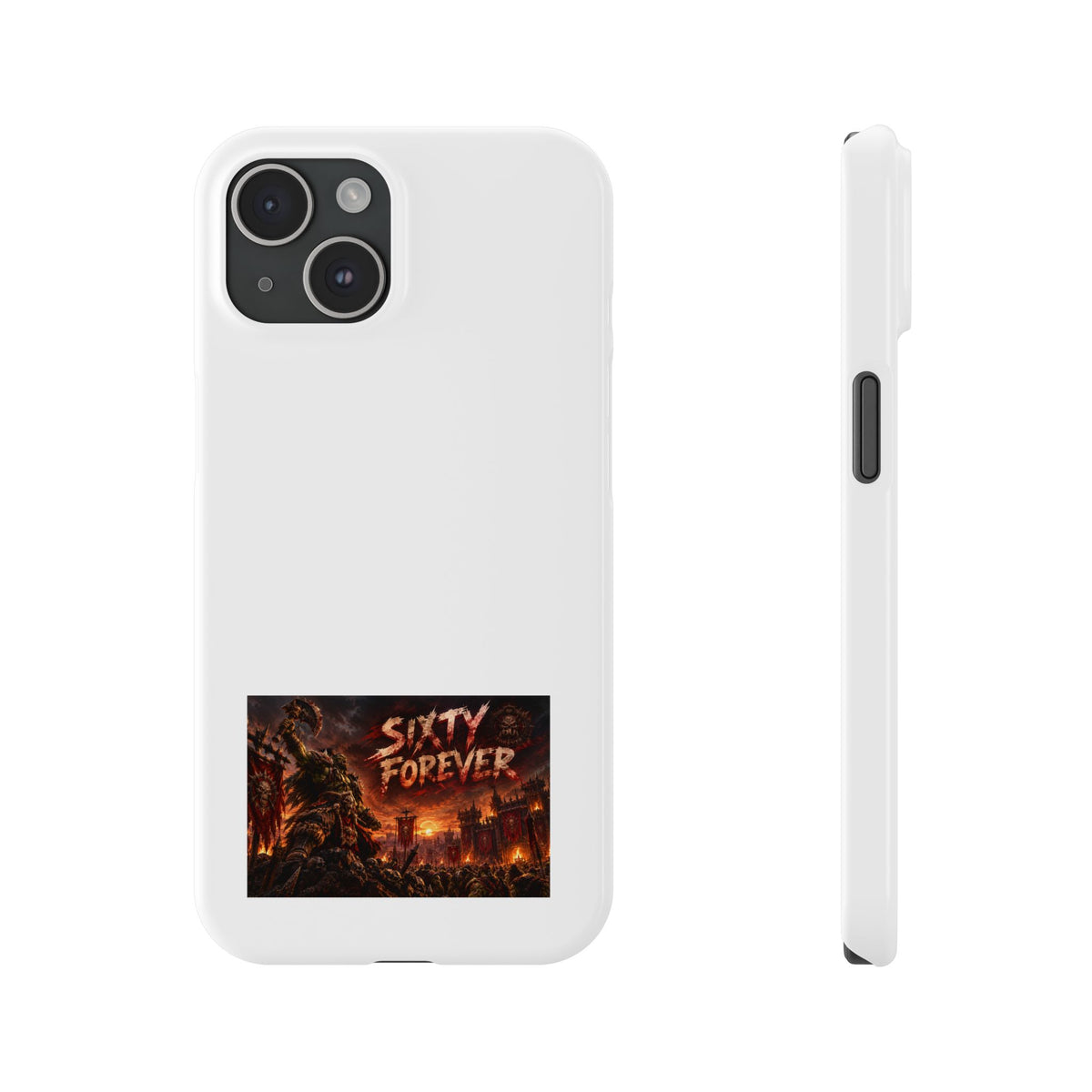 Slim Phone Case — "Sixty Forever" Apocalyptic Artwork