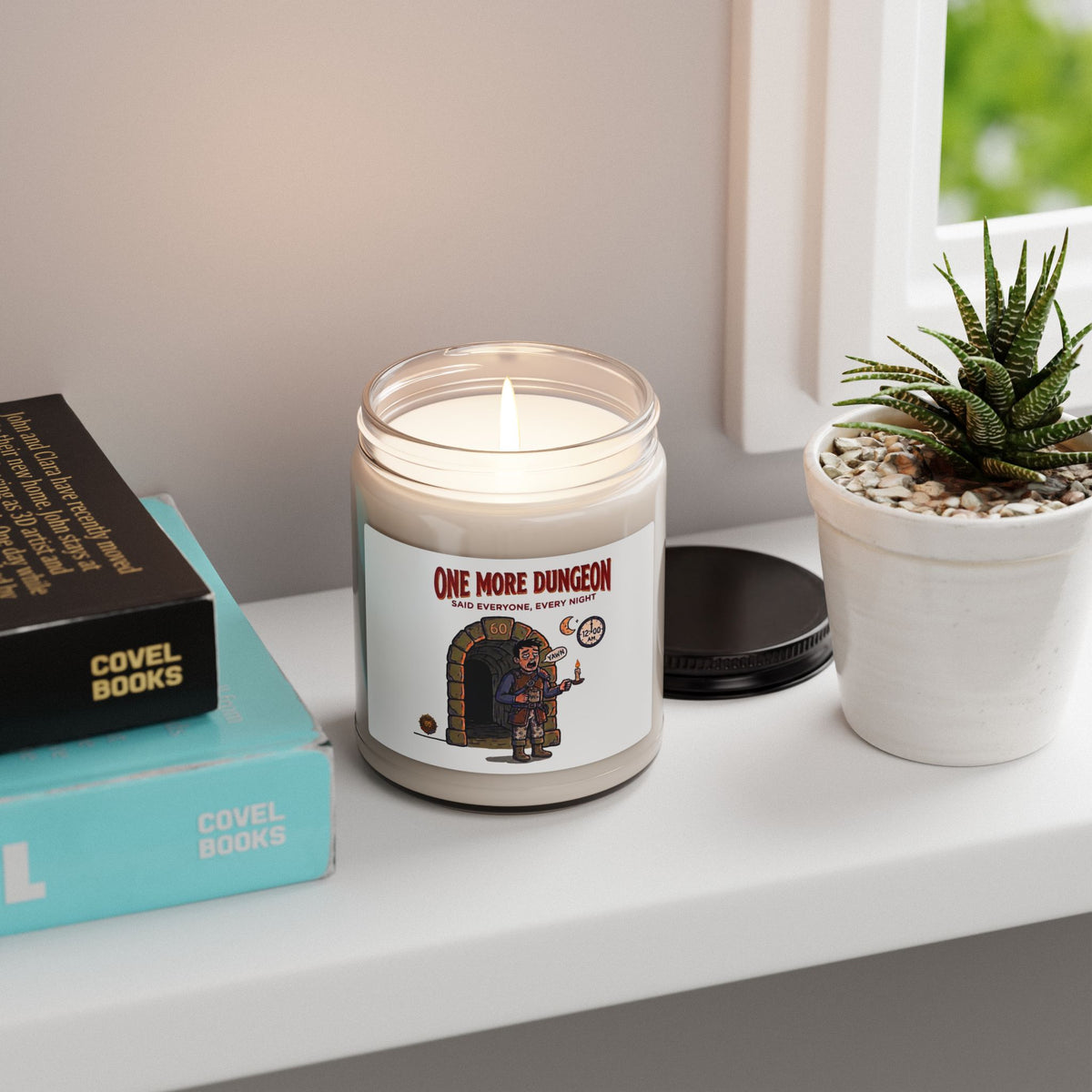 Soy Candle — "Said Everyone, Every Night" RPG Dungeon Candle (9oz)