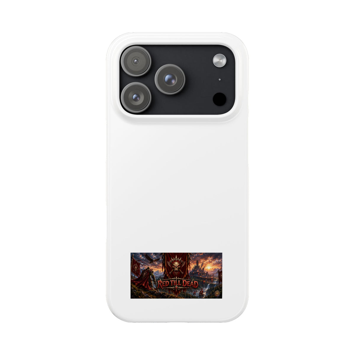 Slim Phone Case — Red Dead Scenic Logo Design
